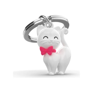 Llavero Metalmorphose Gato Blanco