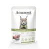 Amanova Humeda Adulto esterilizado Pouch Cordero y Sardinas 85gr