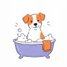 Baño para perro de pelo corto en Las Palmas | Coolpaws