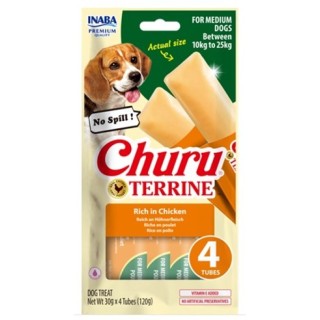 Churu Snack Pure Terrine Rico en Pollo para Perros Medianos