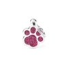 Placa Personalizable Huella Purpurina Rosa