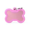 Placa Personalizable Hueso Rosa Goma Rosa