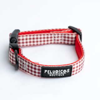 Collar Vichy Granate