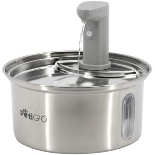 Fuente Inalámbrica de acero inoxidable