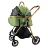 Carrito de transporte para Mascotas Verde