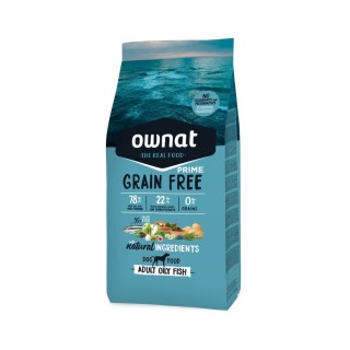 Pienso Ownat Grain Free Prime Pescado Azul 12 kg.