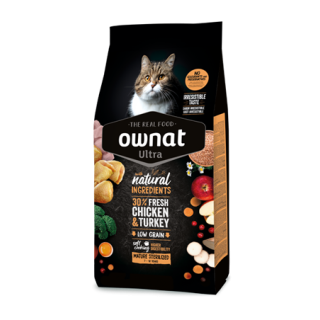 Pienso Ownat Ultra para Gatos Mature Sterilized Pollo y Pavo 400gr