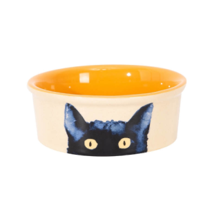 Bowl Black Cat Amarillo 180ml