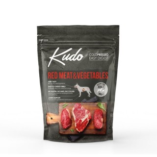 Pienso Kudo Prensado en Frio Adulto Carne Roja y Verduras 3Kg