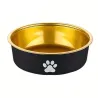 Comedero Inox Dorado Paw