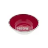 Cuenco Meow Acero Rojo 350ml