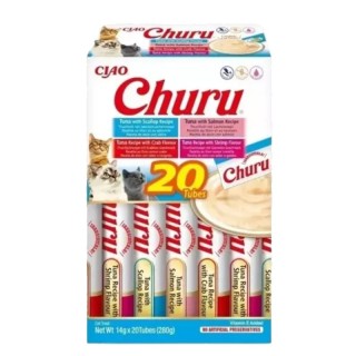 Variedad Atun y Marisco Churu Gatos 20 uds