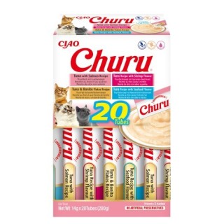 Variedad Marisco Churu Gatos 20 uds