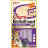 Receta Hairball Atun Churu Gatos 4x14gr