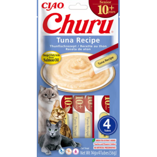 Receta Senior Atun Churu Gatos 4x14gr