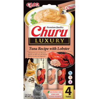 Receta Luxury Atun y Langosta Churu Gatos 4x14gr