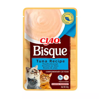 Bisque Atun y Salmon Churu Gatos 40gr