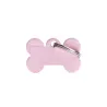 Placa Personalizable Hueso Pequeño Rosa