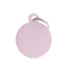 Placa Personalizable Circulo Grande Rosa