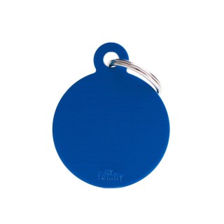 Placa Personalizable Circulo Grande Azul