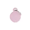 Placa Personalizable Circulo Pequeño Rosa