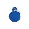 Placa Personalizable Circulo Pequeño Azul