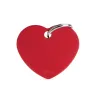 Placa Personalizable Corazon Grande Rojo