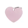 Placa Personalizable Corazon Grande Rosa