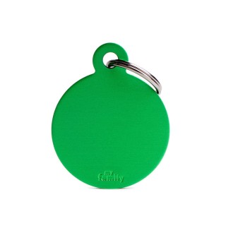 Placa Personalizable Circulo Grande Verde