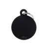 Placa Personalizable Circulo Grande Negro