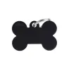 Placa Personalizable Hueso Grande Negro