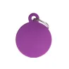 Placa Personalizable Circulo Grande Violeta