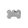 Placa Personalizable Hueso Pequeño Gris