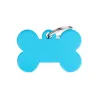 Placa Personalizable Hueso Grande Celeste
