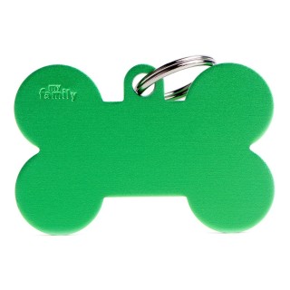 Placa Personalizable Hueso XL Verde