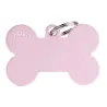 Placa Personalizable Hueso XL Rosa