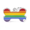 Placa Personalizable Hueso XL Rainbow