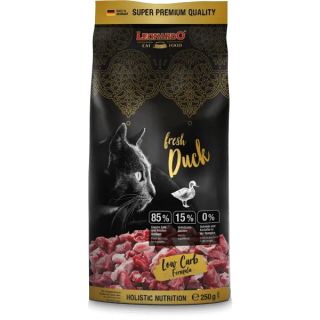 Pienso Leonardo de Pato y Ave Fresca para Gatos