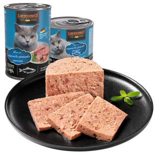 Menu Rico en Pescado para Gatos Leonardo Lata 200gr