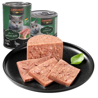 Menu Rico en Pato para Gatos Leonardo Lata 400gr