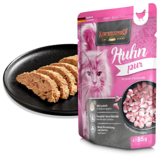 Puro Pollo Gatos Leonardo 85gr