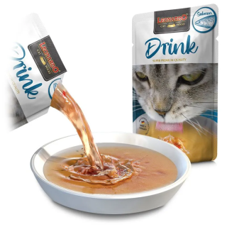 Drink Salmon para Gatos Leonardo 40gr