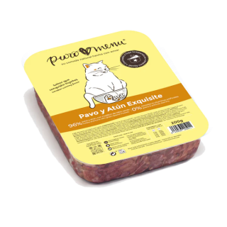 Puro Menu Gatos Pavo y Atun Exquisite 200gr