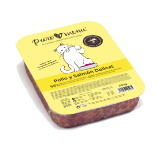 Puro Menu Gatos Pollo y Salmon Delicat 200gr