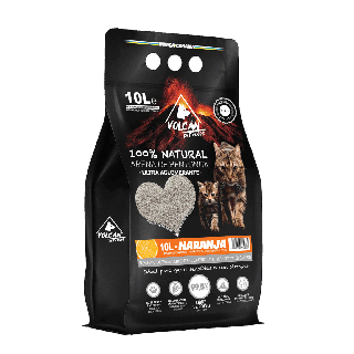 Arena de Gatos Volcan Naranja