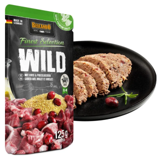 Pouch Finest Selection para Perros de Venado con Mijo y Arandanos Belcando 125gr