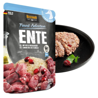 Pouch Finest Selection para Perros de Pato con Arroz y Arandanos Belcando 125gr